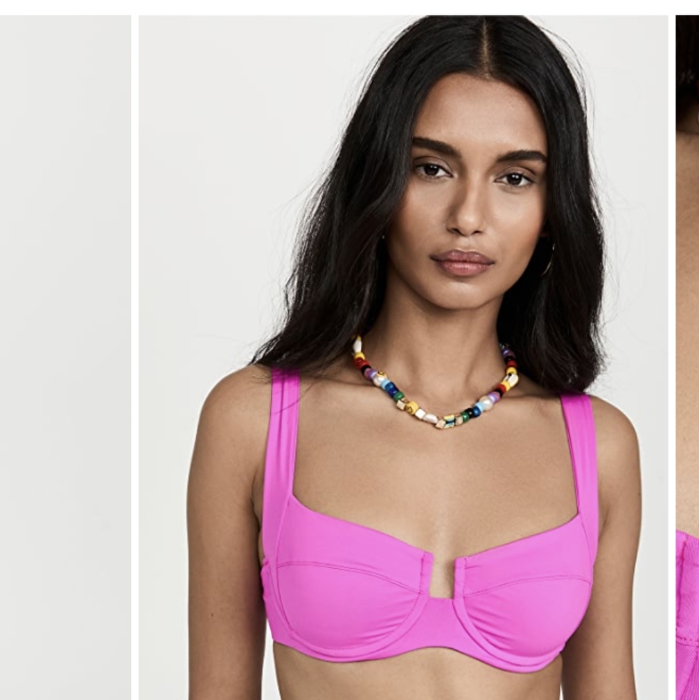 L*Space bikini bundle 2 sets NWOT Large peach salmon neon lime yellow